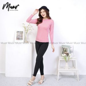 Baju Manset Lengan Panjang Perempuan Bahan Kaos Leher Tinggi/TurtleNeck Atasan Wanita
