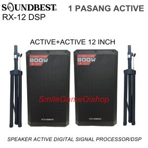 Speaker Active Professional Soundbest RX12 dsp Speaker Aktif Digital Signal Processor DSP