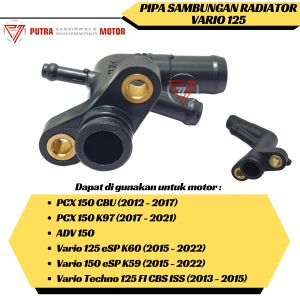 Sambungan T Pipa Radiator VARIO 125 KZR VARIO 125 150 LED PCX AVD 150