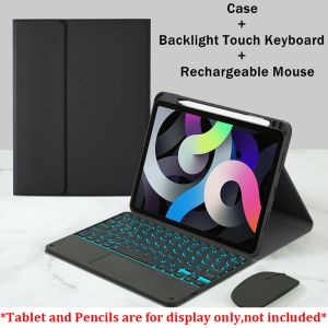 Magnetic Wireless Bluetooth Touchpad Backlight Keyboard Mouse Case for Xiaomi Pad 6 Pad 5 Pro 11 inch with Pencil Holder Keyboard Casing Cover