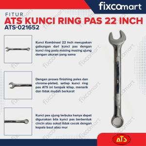 Kunci Ring Pas ATS - 212224303334 MM