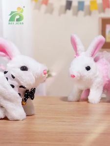 Children Plush Rabbit Toy Stuffed Cute Soft Animals DIY With Sound Baby Education Indoor For 36 Monthday Birthday Gifts2026