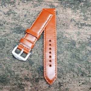 Tali Kulit Jam Tangan Pull Up Tan WB - Garansi 1 Tahun