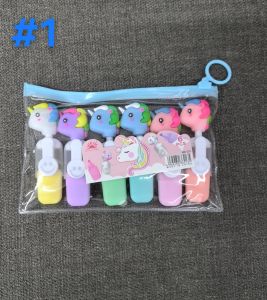 HTF COD 6 Pcs/set Cute Cartoon Mini 6-color Highlighter Set Sanrio Modeling Student Color Marker