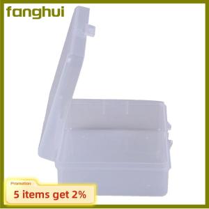 fanghui 9cmx6.5cmx3cm Transparent Plastic Storage Box Clear Square Multipurpose