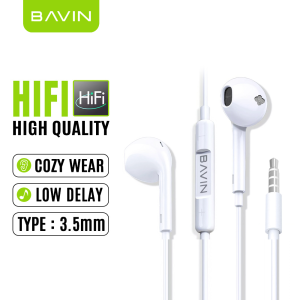 BAVIN HX833 Audio Bass Sound Type-C Earphone for Android & iPh Devices