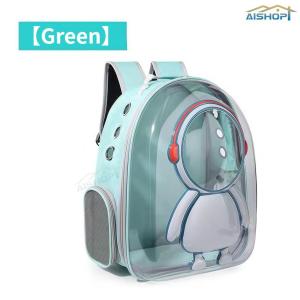 [SG Seller]Lightweight Astronaut Cat Backpack Carrier Transparent Shell Full Ventilation Holes Portable  Travel Bag