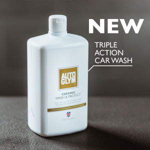 Autoglym Ceramic Wash & Protect 1L | Triple Action Car Shampoo to Clean Protect Shine
