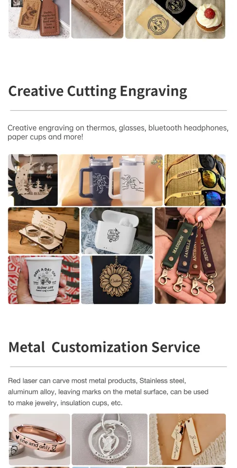 DAJA A7 MINI Laser Machine Engraving Wood Board Leather Kraft