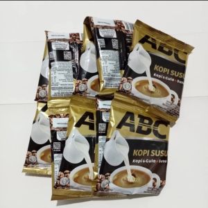 ABC KOPI SUSU 31g - 1 Renteng Isi 10 Pcs Halal  Bubuk Minuman Coffee