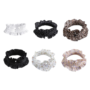 ผ้าปักคอปกแบบวิคตอเรียสำหรับตกแต่งผ้าจับจีบหลายชั้น