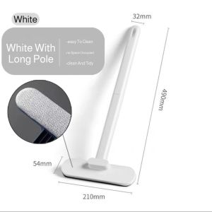 Dusting Brush No Bending Over Crevice Brush Wall-mountable with Long Pole Brush Carpet Cleaning