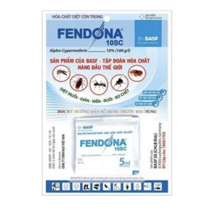 Combo 5 gói thuốc diệt muỗi gián kiến ruồi bọ chét kiến ba khoang Fendona 10SC (5ml) (Bao bì mới)