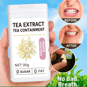 Fresh Breath Tea Tablets Tea Extracts Lozenges Eliminate Bad Breath Refreshing Taste Soothing Throat 0 Sugar 0 Fat 清新口气茶含片