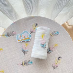 SEEDNERY PREMIUN QUALITY NEWBORN BABY BAMBOO MUSLIN SWADDLE SOFT BLANKET BIG SIZE 120cmX120cm