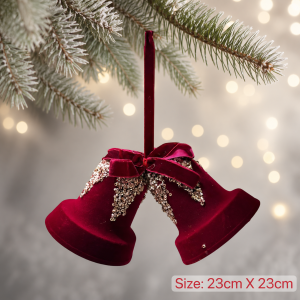 BIN LU 2026 New Christmas Bells Ornaments | Small Bells With Sounds Christmas Bell Decor Christmas Decorations Bells And Chimes Christmas Bowties Christmas Wreaths For Doors & Jingle Bells Xmas Tree Decor In Xmass Decoration Sale