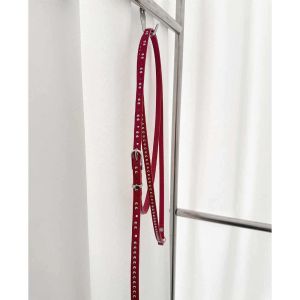 OEUVR PU Leather Rivet Belt Gothic Spicy Girl Punk Waistband Trend Metal Long Double-layer Belt