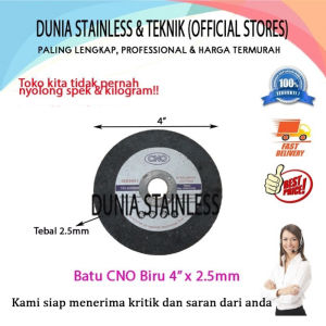 Batu CNO Biru 4in x 25mm /pcs Potong dan poles besi