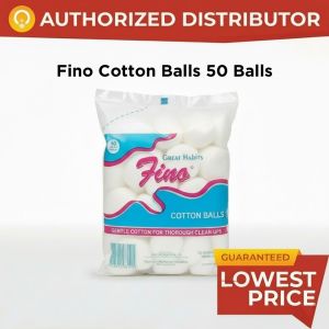 Fino Cotton Balls 50 pcs – Soft Absorbent Cotton for Baby Skin Care