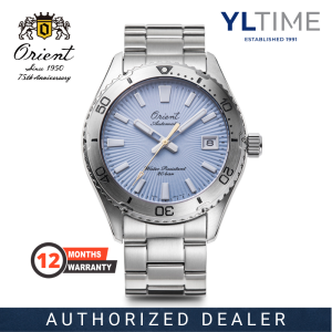 Orient Gent ORRA-AC0Q12L30B Mako 40 75th Anniversary Limited Edition Diver Design Sky Blue Dial Stainless Steel Band
