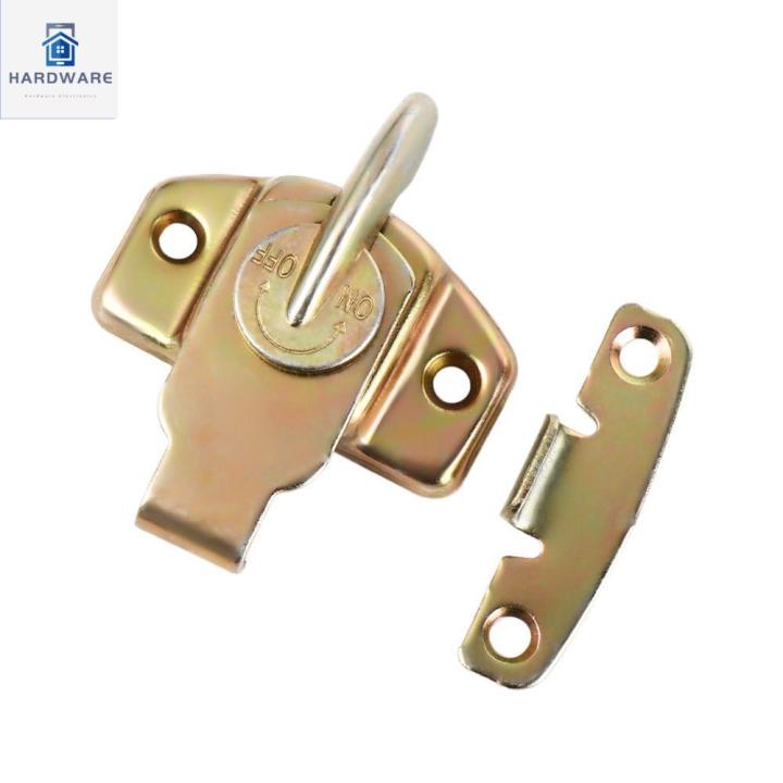 LTMGZ Corrosion Resistance Table Locks Gold Smooth Surface Dining Table ...
