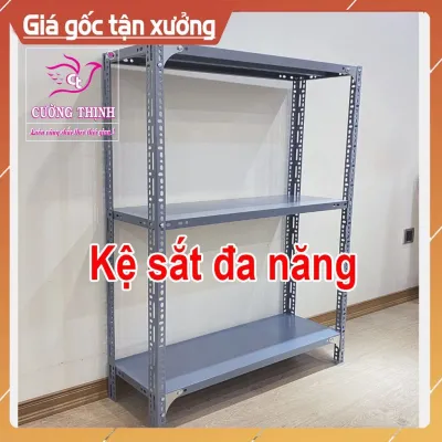 Kệ sắt V lỗ đa năng 3 tầng Dài 06m x rộng 04m x cao 1m. Kệ sắt lắp ghép đa năng