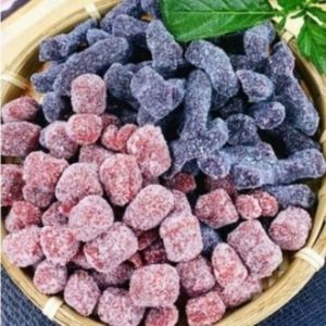 Kẹo dâu 2 vị (Kẹo hương dâu tằm mix kẹo hương dâu tây- có video) {Khối lượng tịnh không tính bao bì}