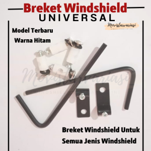 Bracket Windshield Universal Motor Matic Dan Bebek Bracket Tameng Angin