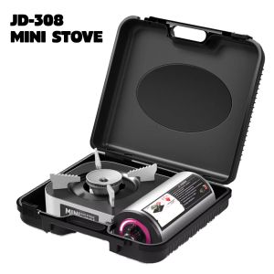 JD-308 camping Portable Gas Stove Burner Dapur Gas Mini Gas Stove Steamboat Picnic Outdoor Butane Camping Stove Mini