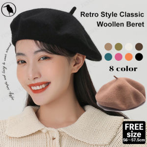 Womens Retro Style Classic Woollen Beret