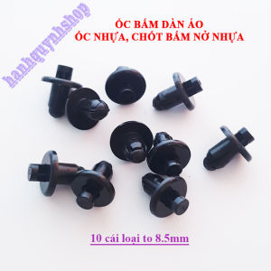 Gói 10 Ốc bấm dàn áo Chốt bấm nở nhựa ô tô xe máy