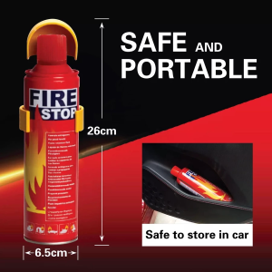 Portable Extinguisher Mini Home Car Extinguisher Emergency Fire Stop Foam 500ml 1000ml Expired by 2030
