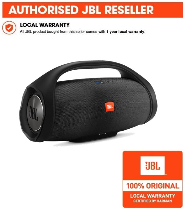 JBL Boombox Portable Bluetooth Speaker (Black) Lazada PH
