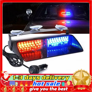 NEW Car 16 LED Red/Blue Police Strobe Flash Light Dash Emergency Flashing Light Multicolor