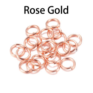 200pcs/bag3 4 5 6 7 8 10 12 14 16 18 20 mm OPen Jump Rings Silver/Gold/Bronze Split Rings Connectors For Diy Jewelry Finding Making Bulk