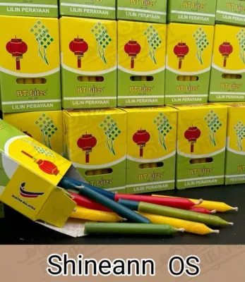 Festival Candles 中秋 喜庆 彩色 灯笼 蜡烛 Lantern Candles lowest price in market 全网最低价 🚚Ready stock 现货