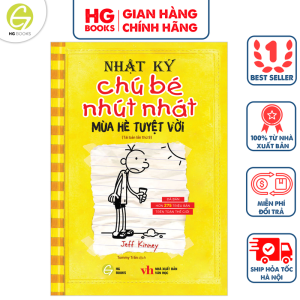 Sách Nhật Ký Chú Bé Nhút Nhát Tập 4: Mùa Hè Tuyệt Vời Phiên Bản Tiếng Việt - Diary of a Wimpy Kid NXB Văn Học