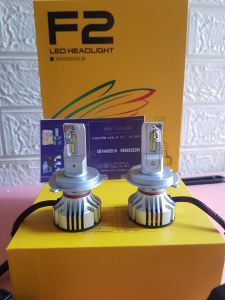 LED F2 chân H4 lắp oto xe máy