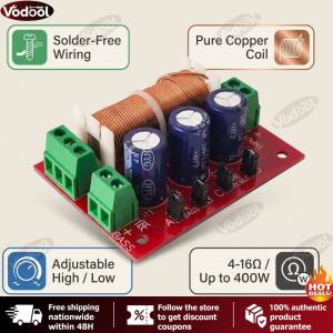 [Only₱119]YLY-2088 Audio Speaker Frequency Divider 400W HiFi Speaker Modification Upgrade Board Full Range Treble Bass Welding Free