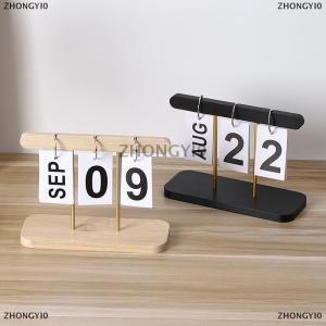 [COD] ZHONGYI0 Page Turning Calendar Ornaments Office Desk Decor For Decorations Paper Teacher Stuff Accessories Date Display Desktop