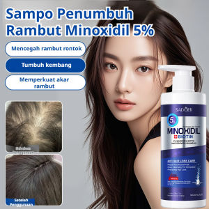 [Formula 5% Minoxidil Efektif]Shampoo Anti Rontok Penumbuh Rambut Minoxidil 5% / Anti Hair Loss / Perawatan Kebotakan Dini / Pria & Wanita / Solusi Rambut Sehat