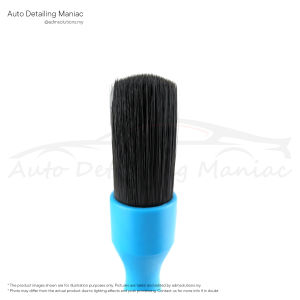 Tapered PBT Fiber Detail Brush (Premium) Soft Gentle Detail Brushes for Car Interior Exterior Engine Wheel