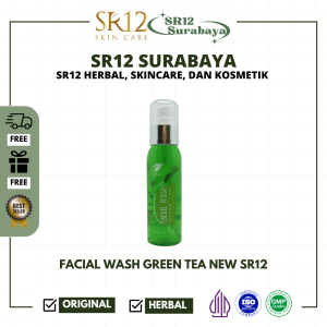 [RCI] SABUN WAJAH GREEN TEA SR12 BPOM / MENCERAHKAN WAJAH / FACIAL WASH GREENTEA / SABUN SEMUA JENIS KULIT