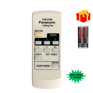 Remote điều khiển quạt trần Panasonic Mã 01 điều khiển quạt panasonic 4 cánh-Tặng pin-T&U Remote