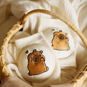 Aoduoyaya สนับเข่าเด็ก น่ารัก ป้องกันฟองน้ําสี่ชั้น ผ้าตาข่าย ความยืดหยุ่นสูง เหมาะสําหรับอายุ 0-4 ปี