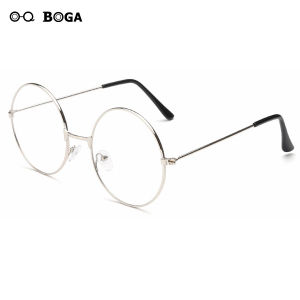 OQ BOGA 3 Colors Fashion Round Frame Outdoor Decorate Kids Glasses Children Eye Protection Full Rim Eyewear