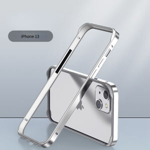 ชั้นกันกระแทกโทรศัพท์ซิลิโคนโลหะอลูมิเนียมหรูหราสำหรับ iPhone 16 15 14 13 12 11 Pro Max Mini X XR Xs Max 6 6S 7 8 Plus SE 2020