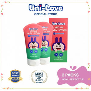 UniLove Vegan Baby Lotion 140ml Pack of 2