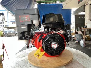 เครื่องยนต์ เครื่องเรือ 19.5 แรงม้า เครื่องเบนซิน 4 จังหวะ ยี่ห้อ TAZAWA รุ่น MonsterXTX500-V19.55 (มือดึง/กุญแจสตาร์ท)ประกัน1ปี เทสก่อนส่งทุกตัว