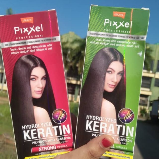 Pixxel hair straightening clearance cream